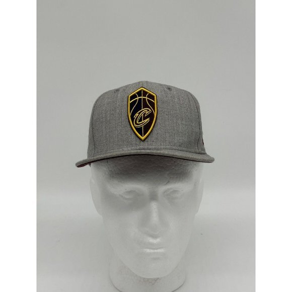 New Era Hat Adult Adjustable Grey 9Fifty Snapback Cleveland Baseball Cap Men NEW - Picture 1 of 11